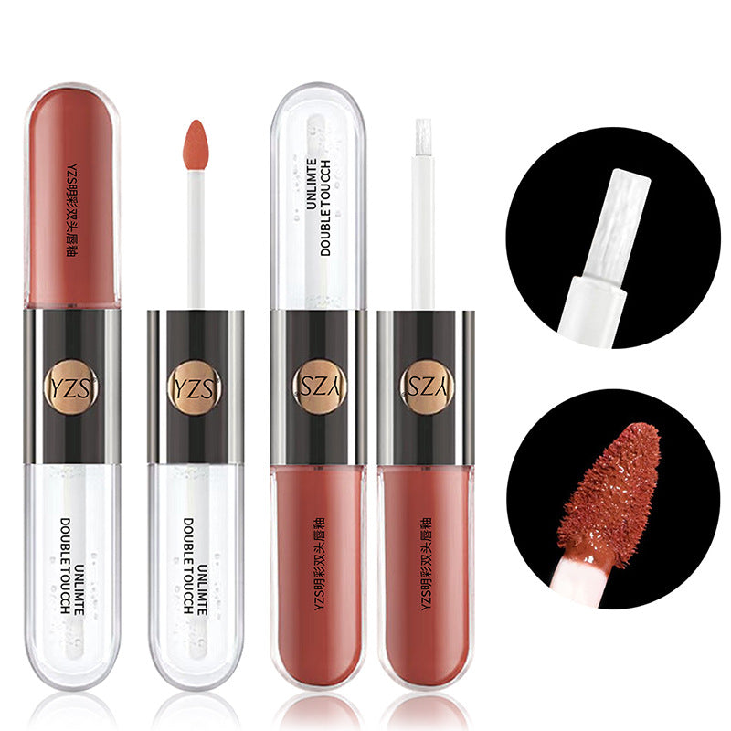 Double Head Lip Gloss Mirror Finish